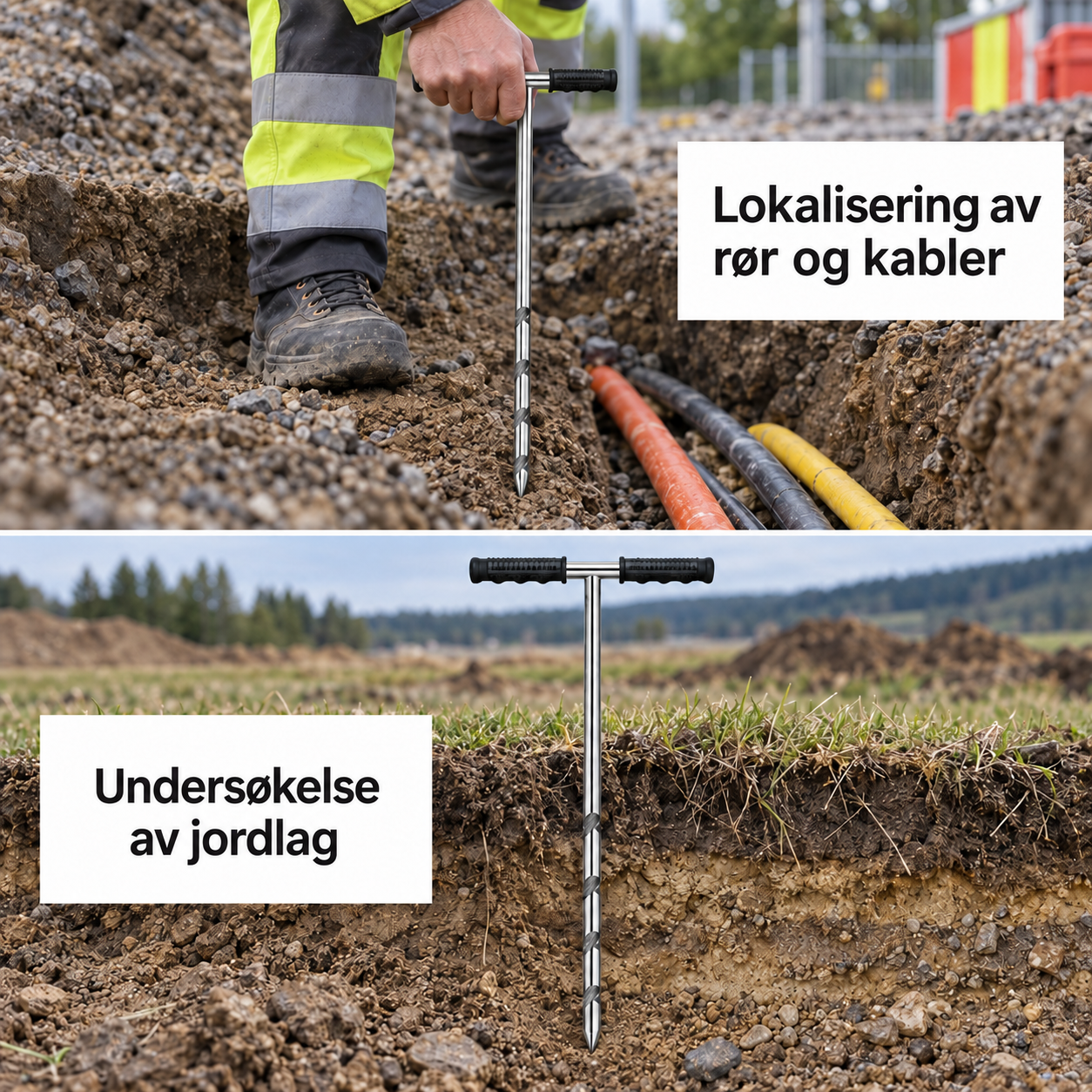 Jordprøvebor / jordspyd